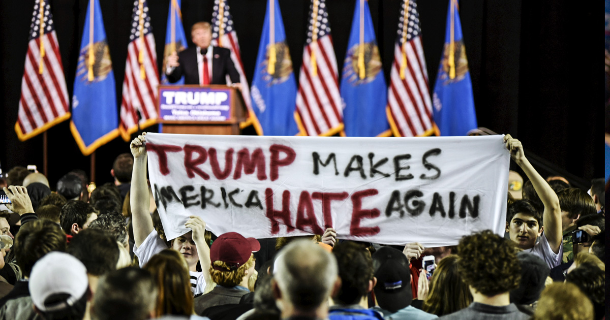 COULD TRUMPISM BE RESPONSIBLE FOR THE RISE IN HATE CRIMES?